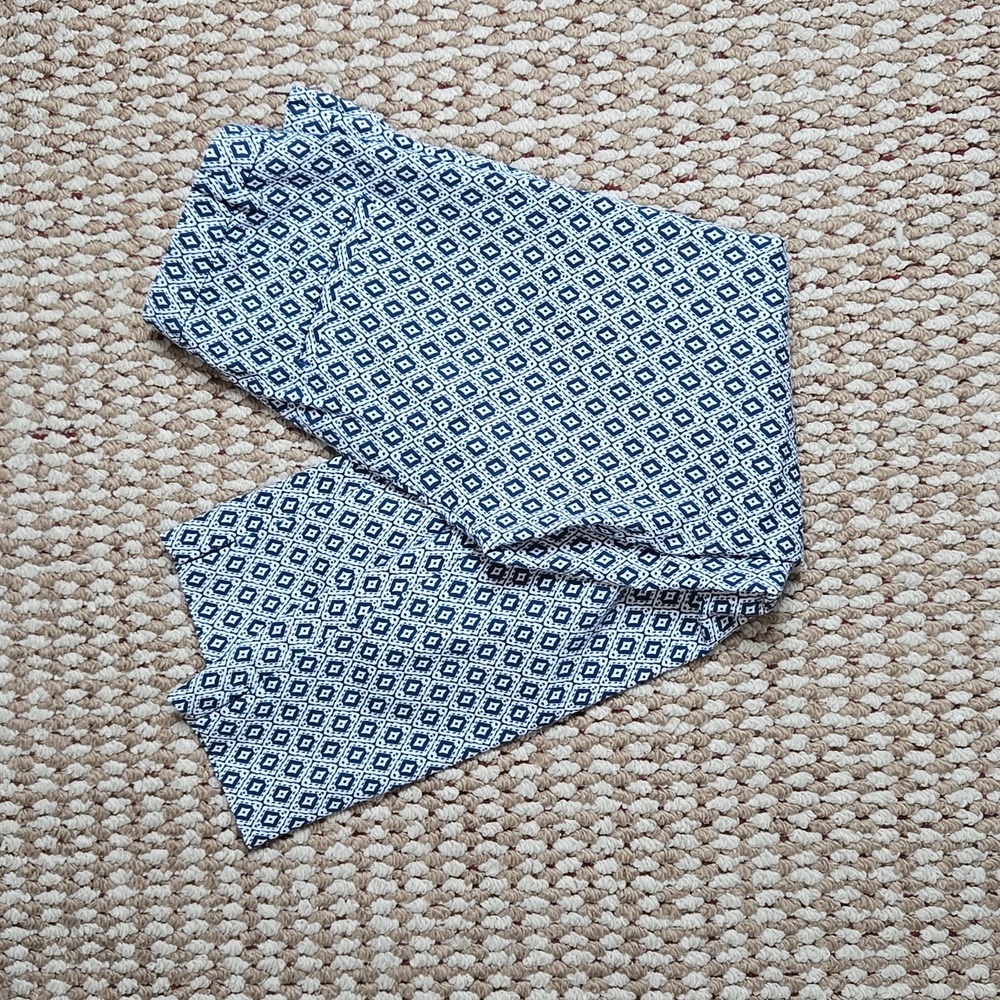 H&M Leggings Size 6 Slacks Pants Diamond Pattern
